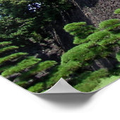 Fujimi-yagura, Kaiserpalast, Tokio, Japan Poster (Ecke)