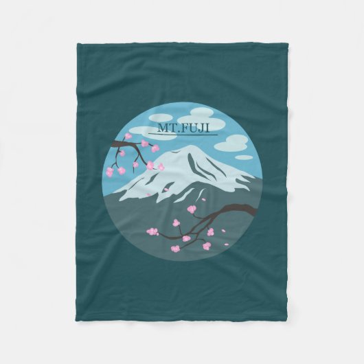 Fujisan Fleecedecke (Vorderseite)