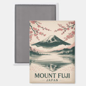 Fujisan Japan Magnet (Vorderseite/Rückseite)