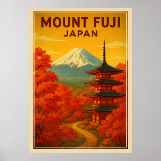 Fujisan Japan V02 Poster (Vorne)
