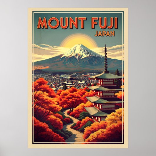 Fujisan Japan V04 Poster (Vorne)