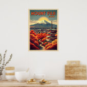 Fujisan Japan V04 Poster (Küche)