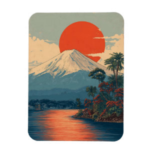 Fujisan Japan vintage Magnet
