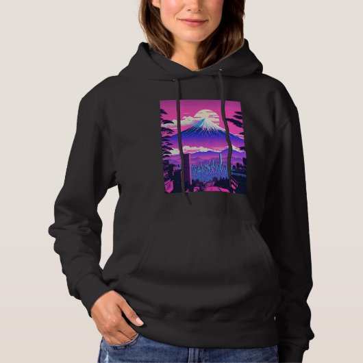 Fujisan Landscape Tokyo Hoodie (Vorderseite)