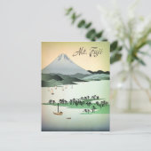 Fujisan Postkarte (Stehend Vorderseite)