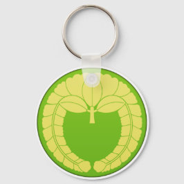 Fujiwara Clan Kamon Schlüsselanhänger