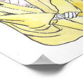 Fujiwara Lady - Alte historische japanische Mode Poster (Ecke)