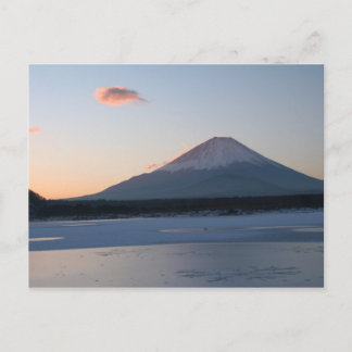 FUJIYAMA am Morgen Postkarte