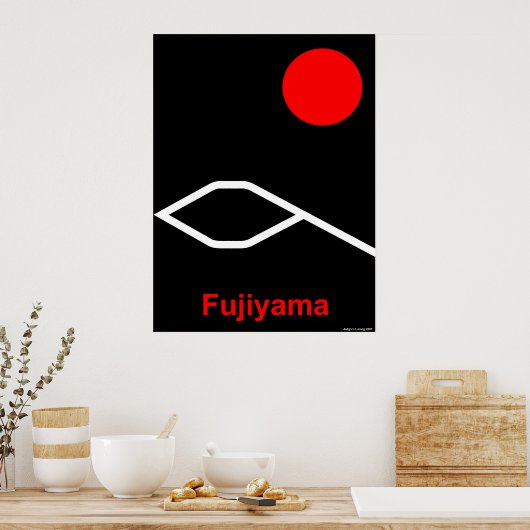 Fujiyama Poster (Küche)