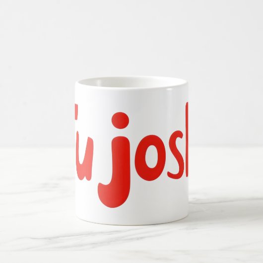 Fujoshi Red Fan Slogan Kaffeetasse (Mittel)