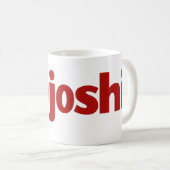 Fujoshi Simple Red Slogan Kaffeetasse (VorderseiteRechts)