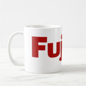 Fujoshi Simple Red Slogan Kaffeetasse (Links)
