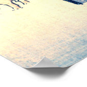 Fukagawa Lumberyard 1856 Poster (Ecke)