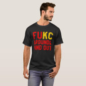 FuKC umschließen und KC Retro-Lüfter herausfinden T-Shirt (Vorne ganz)