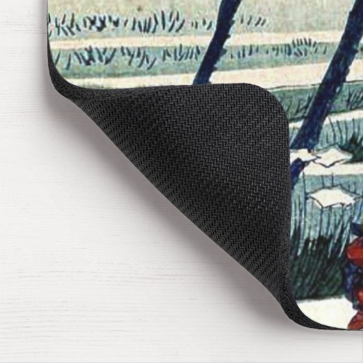 Fukeiga durch Katsushika, Hokusai Ukiyoe Mousepad (Ecke)