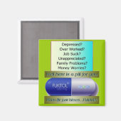 Fukitol, Arbeit ist zum Kotzen, überarbeitet, kein Magnet (Vorderseite/Rückseite)