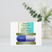 Fukitol, Arbeit ist zum Kotzen, überarbeitet, kein Postkarte (Stehend Vorderseite)