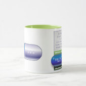Fukitol lustige Prozac-Tasse Tasse (Zentrum)