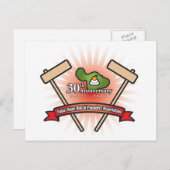 Fuku Kane Mochi Pounding Postkarte (Vorne/Hinten)