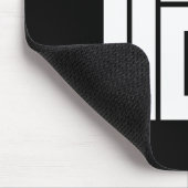 Fuku-Kanji-Quadratzeichen Mousepad (Ecke)