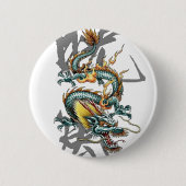 Fuku-Riu Japaner-Drache Button (Vorderseite)