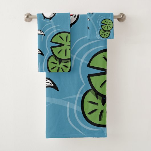 Fuku und Heiwa, das Koi Towel Set (Insitu)