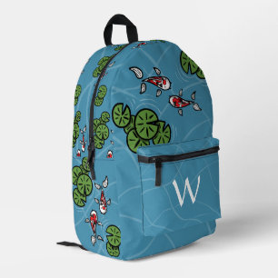 Fuku und Heiwa der Koi Bedruckter Rucksack