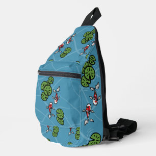 Fuku und Heiwa der Koi Crossbody Bag