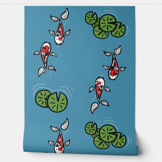 Fuku und Heiwa der Koi Tapete (Abrollen)