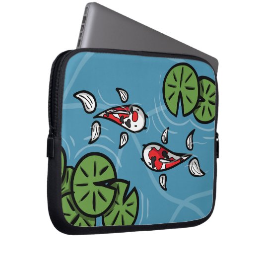 Fuku und Heiwa Laptop Case (Vorne Rechts)