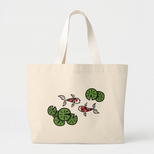 Fuku und Heiwa Tote Bag Jumbo Stoffbeutel (Vorne)