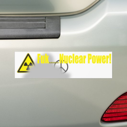 Fukushima-Lektion Autoaufkleber (Auf Auto)