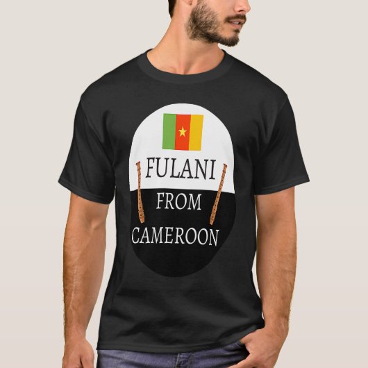 Fulani From Cameroon Culture Islam Fulbe Fula T-Shirt (Vorderseite)