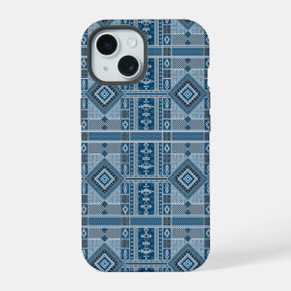 Fulani Mali Pattern - Afrikanisches Stammesdesign iPhone 15 Hülle