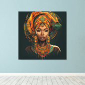 Fulani Radiance Leinwanddruck (Insitu (Holzboden))