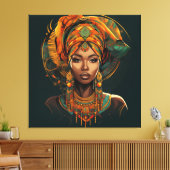 Fulani Radiance Leinwanddruck (Insitu (Wohnzimmer))