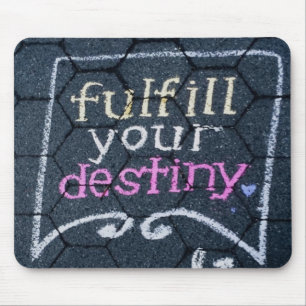 Fulfill Your Destiny Motivational Love Mousepad