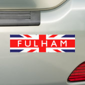 Fulham: Britische Flagge Autoaufkleber (Auf Auto)