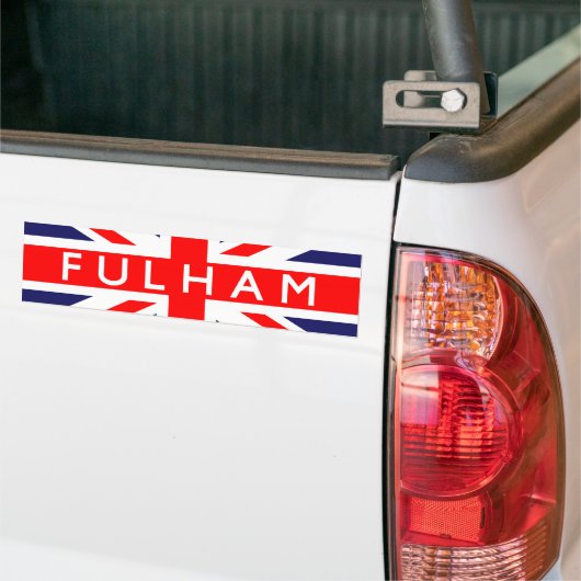 Fulham: Britische Flagge Autoaufkleber (Auf Lkw)