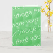 Full Bleed Design - Landscape Karte (Gelbe Blume)