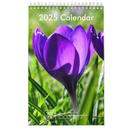 Full Bloom 2025 Calendar Eine Seite klein Kalender