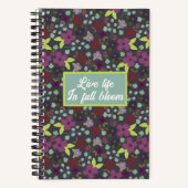 Full Bloom Floral Notebook Notizblock (Vorderseite)