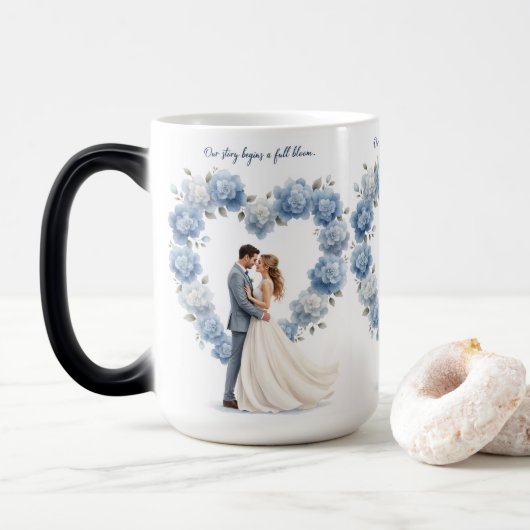 Full Bloom Wedding Hydrangea Tasse (Mit Donut)