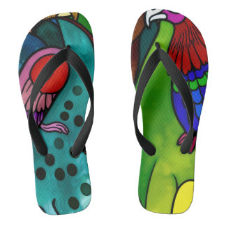 full color 3D Badesandalen