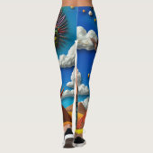full color 3D Leggings (Rückseite)