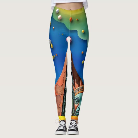 full color 3D Leggings (Vorderseite)