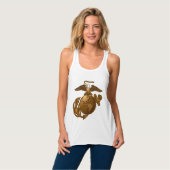 Full-Color EGA - Bronze Tank Top (Vorderseite Vollansicht)