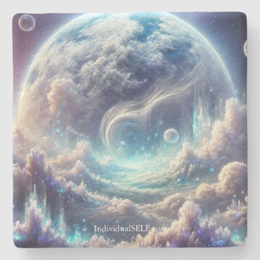Full Consciousness Stone Coaster Steinuntersetzer (Vorderseite)