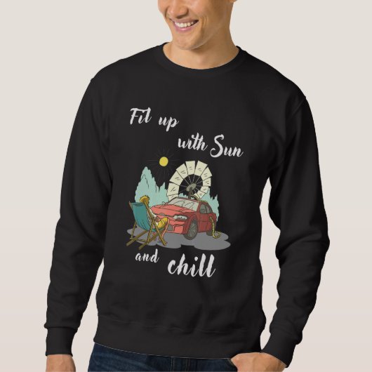 Füll dich mit Sonne und Kälte. Die Welt besser mac Sweatshirt (Vorderseite)