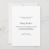 Full Graduate Photo Graduation Einladung (Rückseite)